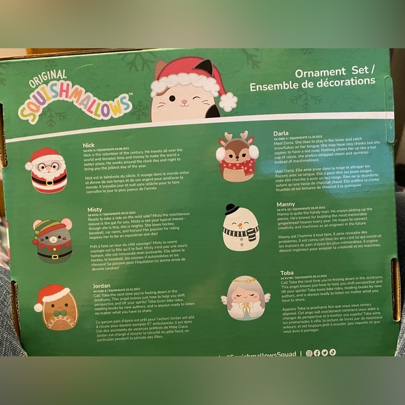 NEW 2022 Squishmallows Winter Collection,
6-pack 4” Ornaments - Picture 10 of 10